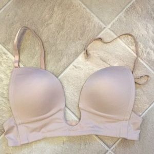 Tobi Nude Plunge Strapless Bra